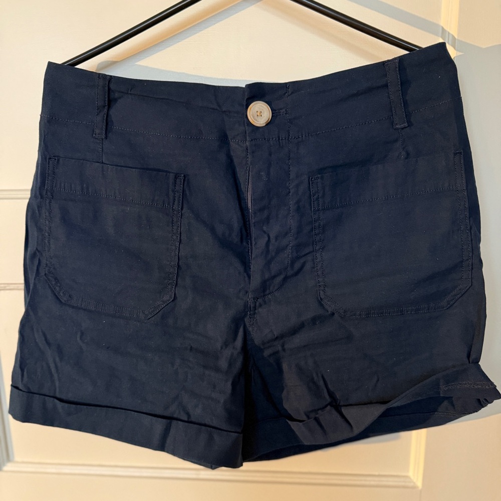 Anthropologie Women's Navy Shorts Size 31